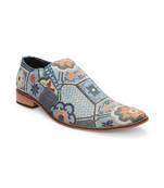 Men Ethnic Mughal Vintage Motif Loafers Shoes