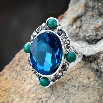 Multicolor Quartz   Rings 4