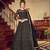 Black embroidered net salwar