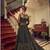Black embroidered net salwar