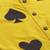 Yellow printed rayon cotton-kurtis