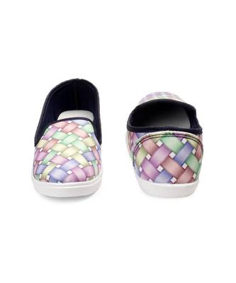 Women Multi Canvas Slip-On Sneakers 3