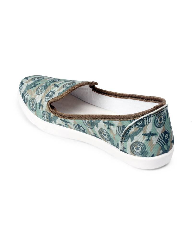 Women Multi Canvas SlipOn Sneakers Meriggiare 3141935