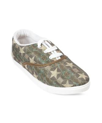 Women Olive Canvas Sneakers 5