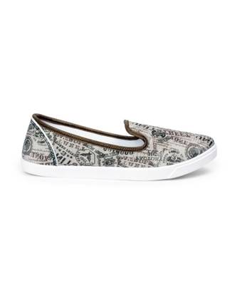 Women Multi Canvas Slip-On Sneakers 2