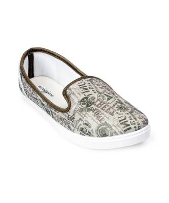 Women Multi Canvas Slip-On Sneakers 5