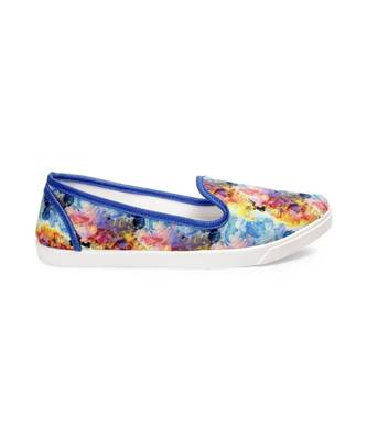 Women Multi Canvas Slip-On Sneakers 2