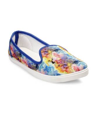 Women Multi Canvas Slip-On Sneakers 5