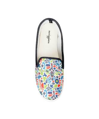 Women Multi Canvas Slip-On Sneakers 8