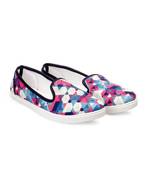 Women Multi Canvas Slip-On Sneakers