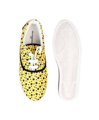 Women Yellow Canvas Sneakers 6