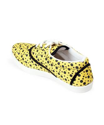 Women Yellow Canvas Sneakers 7