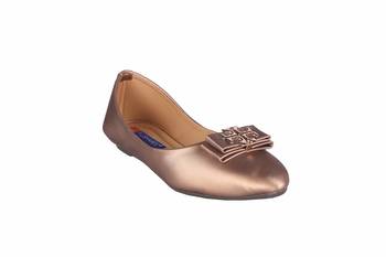 Women copper colored  slip on  Bellies 1