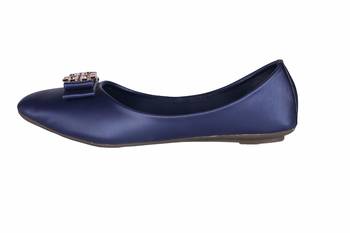 Women Blue slip on  Bellies 3