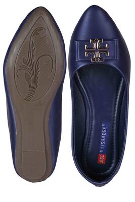 Women Blue slip on  Bellies 5