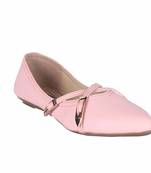 Women Pink slip on  Bellies