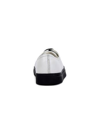 Women White Synthetic Leather Sneakers 6