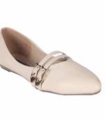 Women  beige slip on Bellies