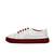 Women White Synthetic Leather Sneakers