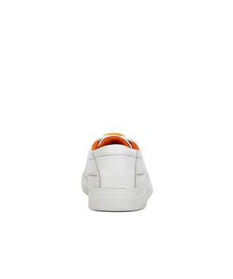 Women White Synthetic Leather Sneakers 6