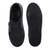 Women Black Synthetic Leather Sneakers