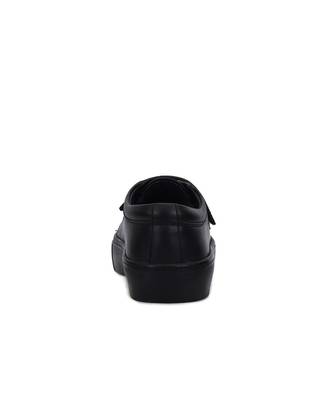 Women Black Synthetic Leather Sneakers 6