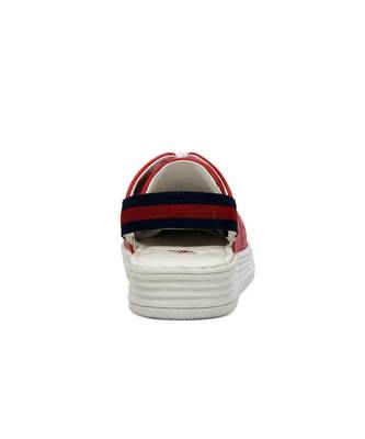Women Red Synthetic Leather Sneakers 6