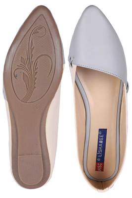 Women  Grey  slip on Bellies 5