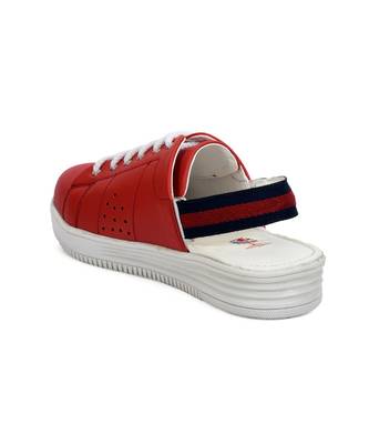 Women Red Synthetic Leather Sneakers 7