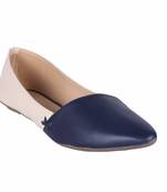 Women Blue  slip on Bellies