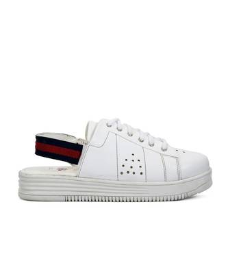 Women White Synthetic Leather Sneakers 2