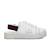 Women White Synthetic Leather Sneakers