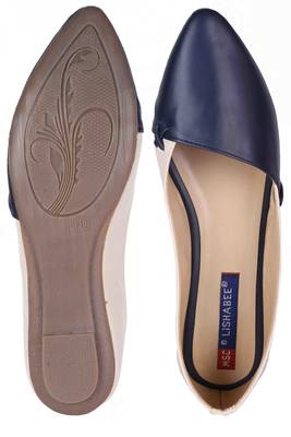 Women Blue  slip on Bellies 5