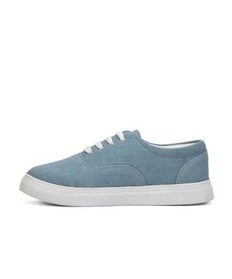 Women Blue Synthetic Leather Sneakers 3