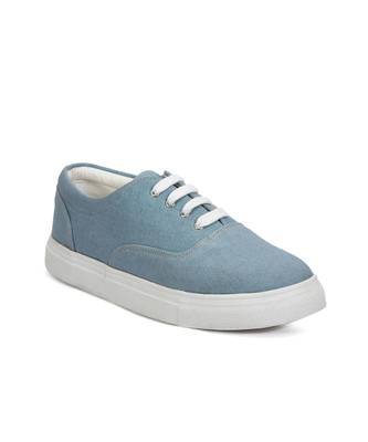 Women Blue Synthetic Leather Sneakers 5