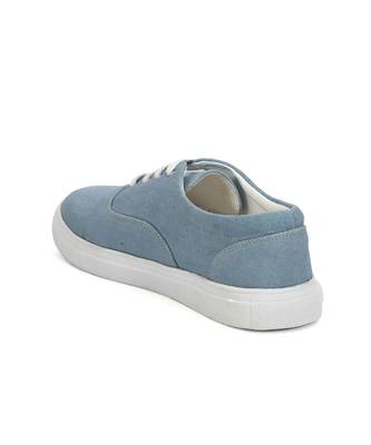 Women Blue Synthetic Leather Sneakers 7
