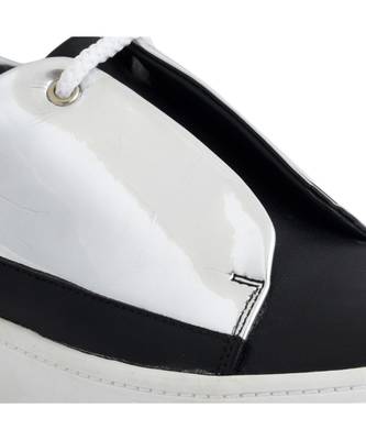 Women Silver Synthetic Leather Sneakers 4