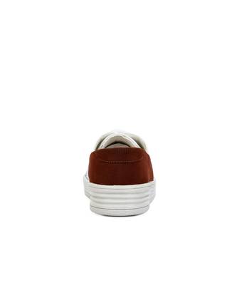 Women White Synthetic Leather Sneakers 6