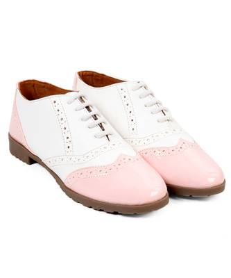 Women White Synthetic Patent Sneakers 1