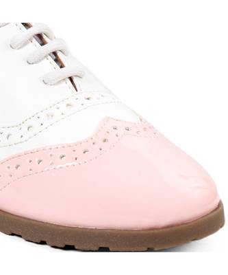 Women White Synthetic Patent Sneakers 2