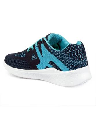 Women Flyknit Blue Sports Shoes Sneakers 3