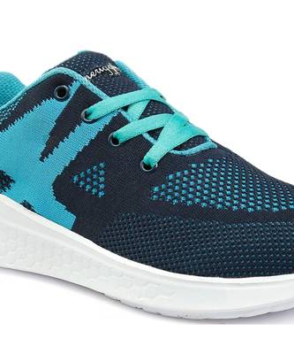 Women Flyknit Blue Sports Shoes Sneakers 7