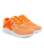 Women Flyknit Orange Sports Shoes Sneakers