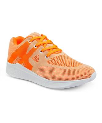 Women Flyknit Orange Sports Shoes Sneakers 5