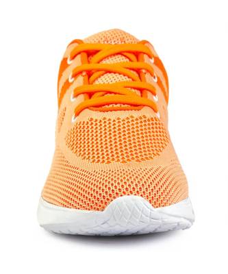 Women Flyknit Orange Sports Shoes Sneakers 8