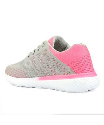 Women Flyknit Grey Sports Shoes Sneakers 4