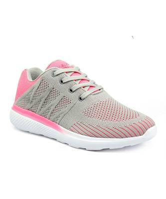 Women Flyknit Grey Sports Shoes Sneakers 5