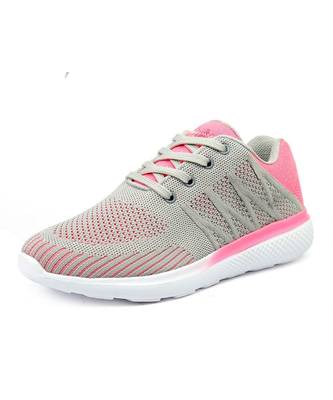 Women Flyknit Grey Sports Shoes Sneakers 7