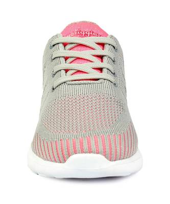 Women Flyknit Grey Sports Shoes Sneakers 8