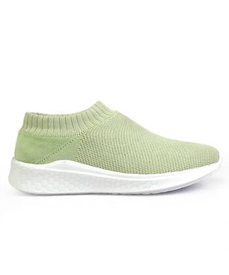 Women Flyknit green Sports Shoes Sneakers 6